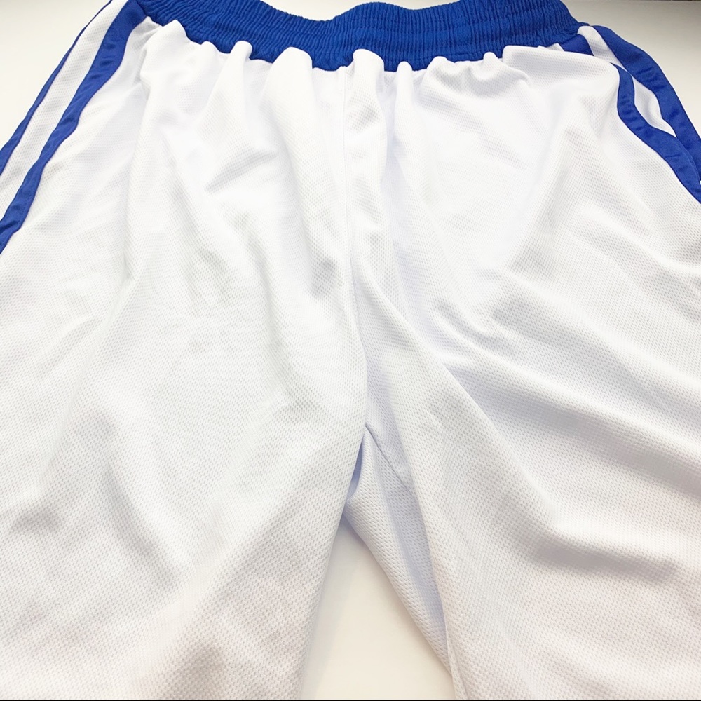 Men’s White Basketball Shorts